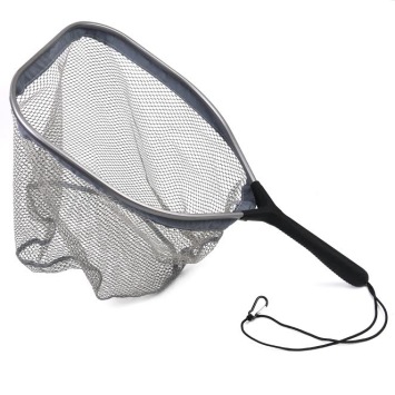 A&M N10 Landing Net Rubber Coated Grey